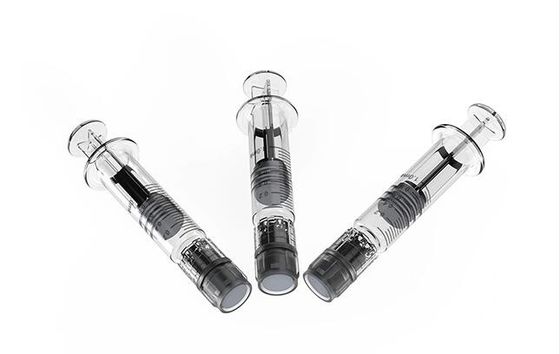 Pyrex หลอดฉีดยาแก้ว Hyaluronic Borosilicate ที่เติมไว้ล่วงหน้า