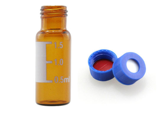 ยาเหลว 6 มม. บรรจุคอกว้าง LCMS Vial Septa