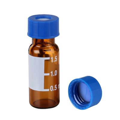 เกลียวสั้น PP 9 มิลลิเมตร Pre Slit 1.5ml Vial Septa