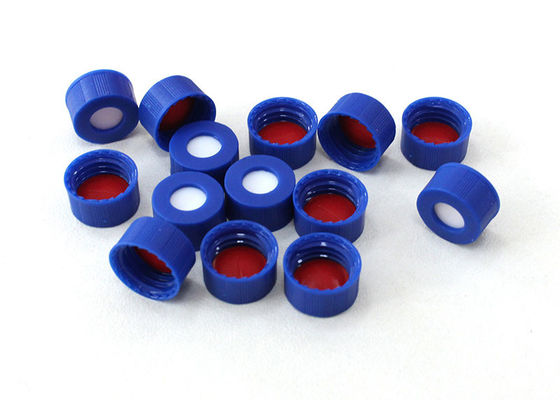 Compression Quick Fit Bonded ABS 9mm Septa blue screw caps