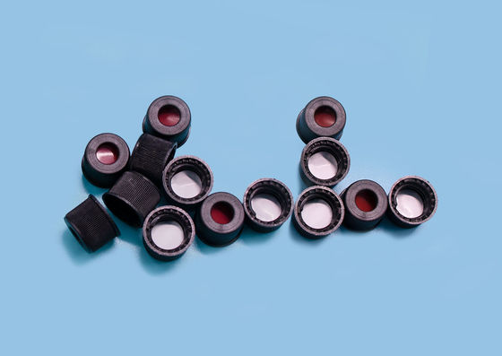 ล้างตัวอย่างสารระเหยที่จัดเก็บ Septa 11mm Glass Vial Caps