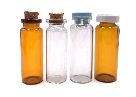 จุกยาง H39 OD18 Borosilicate ขวดแก้ว