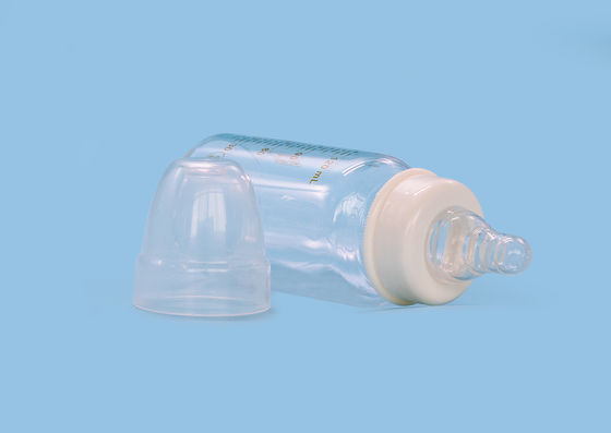 ขวดนมแก้ว Borosilicate ไร้สี LFGB รีไซเคิลได้